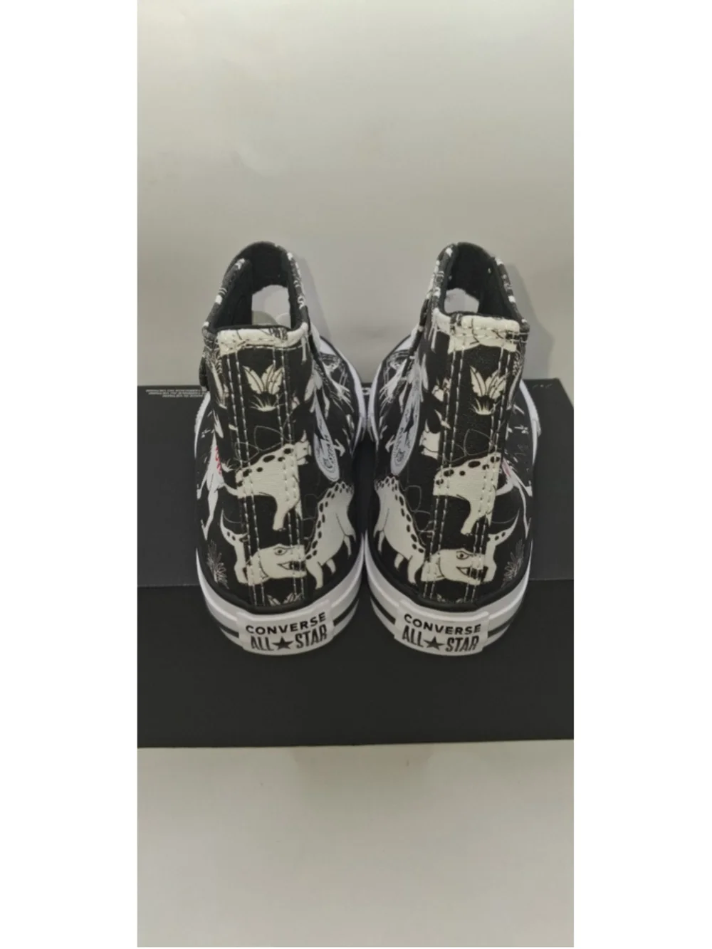 New Big Kids Converse Chuck Taylor Dino Party high tops Dinosaurs Size 2